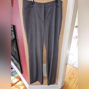 White House Black Market Grey Trousers NWT 6R  "G"